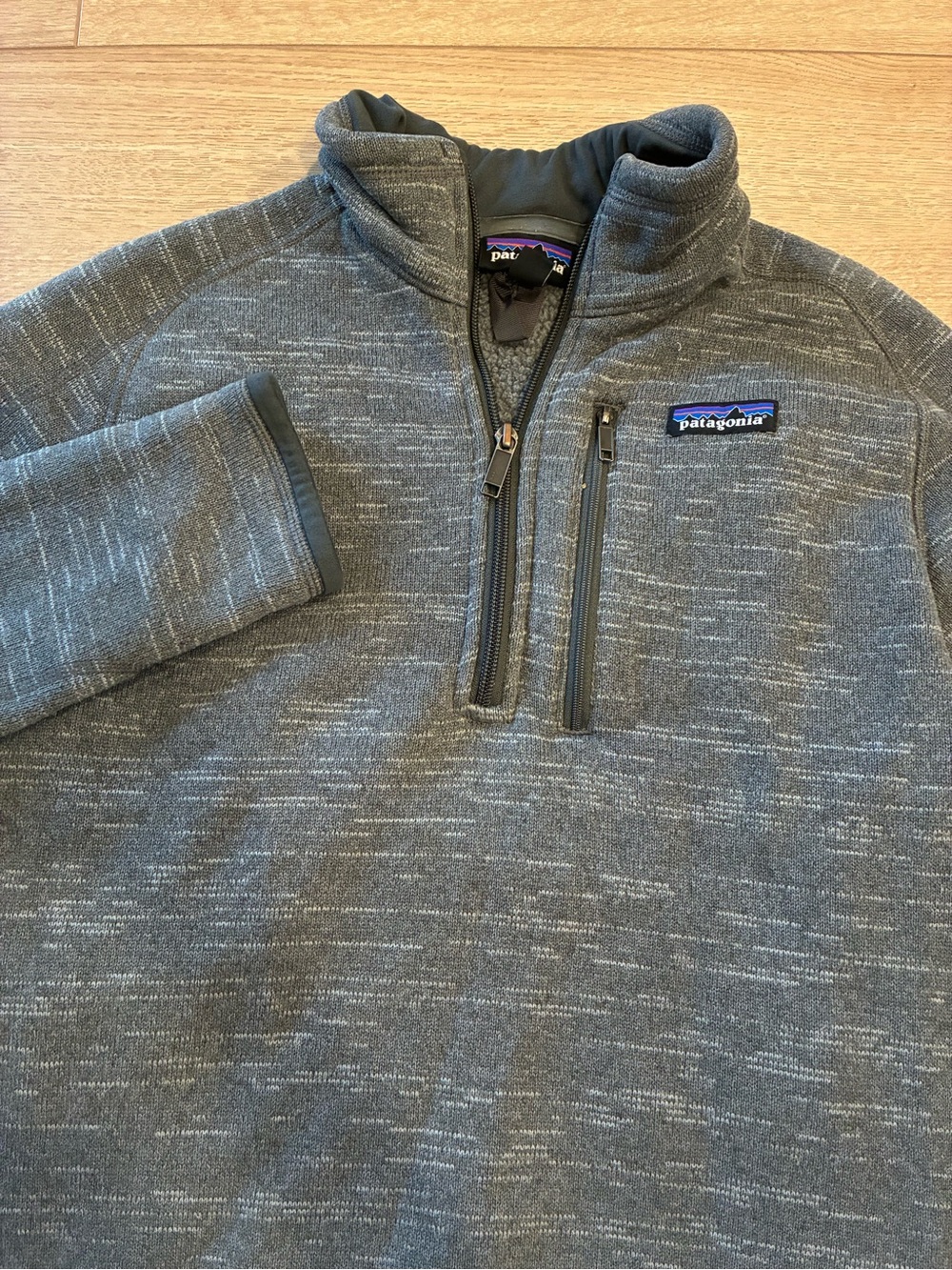 Patagonia Men’s Better Sweater Quarter Zip Gray Heathered Size M